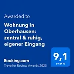 In Oberhausen: Zentral & Ruhig, Eigener Eingang Lejlighed Oberhausen (North Rhine-Westphalia)