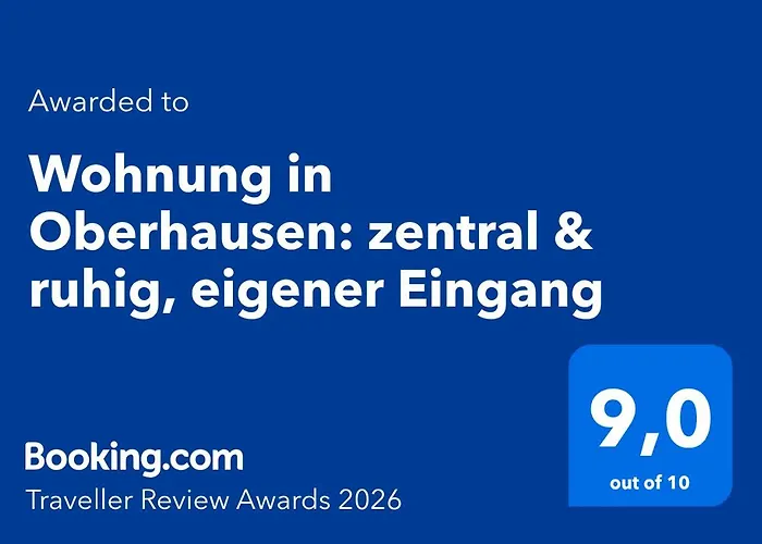 In Oberhausen: Zentral & Ruhig, Eigener Eingang Apartmán *